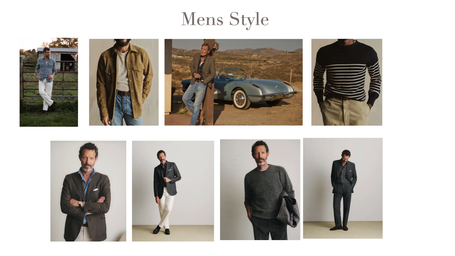 ‎Mens Style styleboard example .‎002